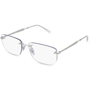 Luxottica Fashion Brillen Vertriebs GmbH Ray-Ban 0RX3768V Unisex-Brille inkl. Gläser Randlos Geometrisch Metall-Gestell 56/17/145, Silber