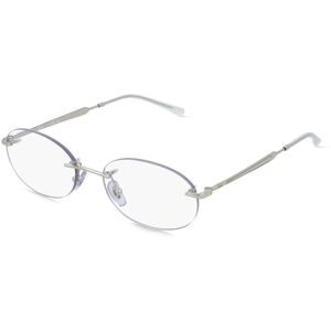Luxottica Fashion Brillen Vertriebs GmbH Ray-Ban 0RX3767V Unisex-Brille inkl. Gläser Randlos Oval Metall-Gestell 52/18/145, Silber
