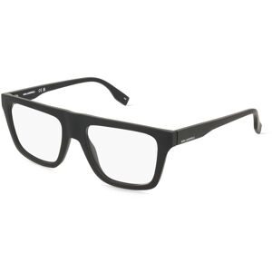 Marchon Germany GmbH Karl Lagerfeld KL6176 Unisex-Brille inkl. Gläser Vollrand Quadratisch Kunststoff-Gestell 53/18/145, Schwarz