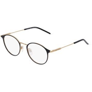 Safilo GmbH Tommy Hilfiger TH1771 Unisex-Brille inkl. Gläser Vollrand Panto Metall-Gestell 49/21/145, Schwarz