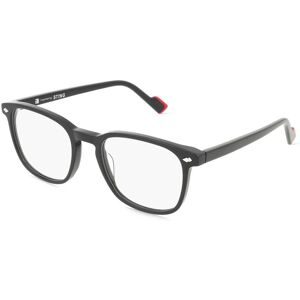 DE RIGO Vision D.A.CH. GmbH Sting VST509L Unisex-Brille inkl. Gläser Vollrand Panto Acetat-Gestell 50/19/140, Schwarz