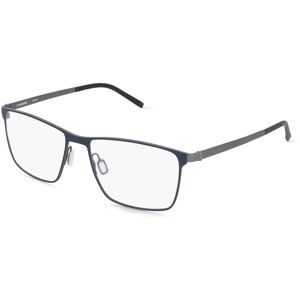 DE RIGO Vision D.A.CH. GmbH Rodenstock R7171 Herren-Brille inkl. Gläser Vollrand Quadratisch Titan-Gestell 57/17/145, Blau