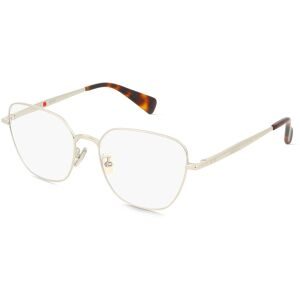 Thélios Kenzo KZ50214U Damen-Brille inkl. Gläser Vollrand Cat Eye Metall-Gestell 55/17/145, Grau