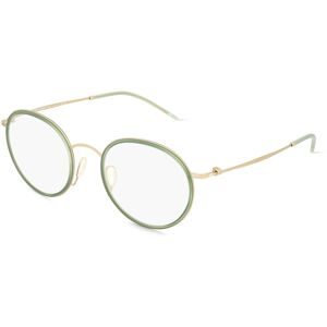 Luxottica Fashion Brillen Vertriebs GmbH Giorgio Armani AR5155 Herren-Brille inkl. Gläser Vollrand Rund Metall-Gestell 49/21/145, Gold