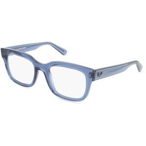Luxottica Fashion Brillen Vertriebs GmbH Ray-Ban 0RX7217 CHAD Unisex-Brille inkl. Gläser Vollrand Eckig Kunststoff-Gestell 54/22/145, Blau