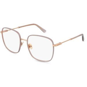 DE RIGO Vision D.A.CH. GmbH Nina Ricci VNR427 Damen-Brille inkl. Gläser Vollrand Quadratisch Metall-Gestell 54/18/135, Gold