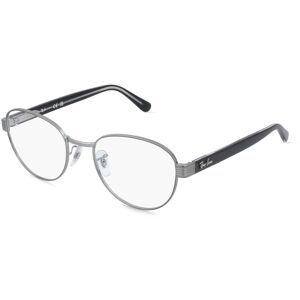 Luxottica Fashion Brillen Vertriebs GmbH Ray-Ban 0RX6543 Unisex-Brille inkl. Gläser Vollrand Quadratisch Metall-Gestell 54/20/145, Grau