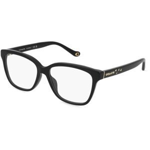 Luxottica Fashion Brillen Vertriebs GmbH Coach 0HC6242U Damen-Brille inkl. Gläser Vollrand Quadratisch Acetat-Gestell 53/15/140, Schwarz