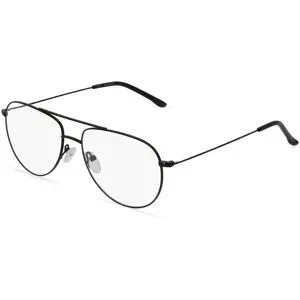 Wenzhou Bada Optical Co. , LTD Fielmann BD 455 CL Herren-Brille inkl. Gläser Vollrand Pilot Edelstahl-Gestell 56/16/140, Schwarz