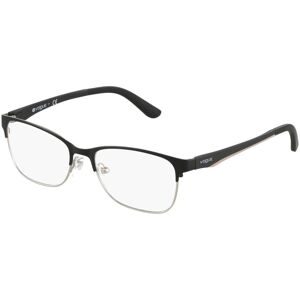 Luxottica Fashion Brillen Vertriebs GmbH Vogue VO3940 Damen-Brille inkl. Gläser Vollrand Quadratisch Metall-Gestell 52/16/140, Schwarz