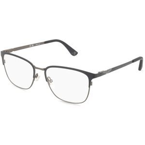 DE RIGO Vision D.A.CH. GmbH Police VPL B52 Herren-Brille inkl. Gläser Vollrand Quadratisch Metall-Gestell 54/17/145, Schwarz