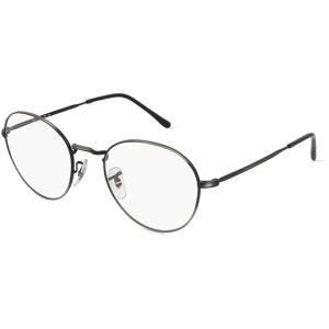 Luxottica Fashion Brillen Vertriebs GmbH Ray-Ban RX3582V Unisex-Brille inkl. Gläser Vollrand Panto Metall-Gestell 49/20/140, Grau