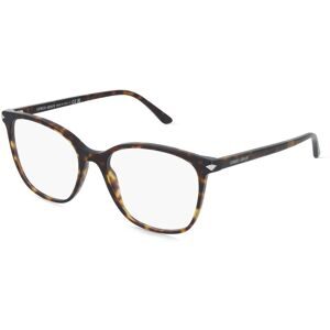 Luxottica Fashion Brillen Vertriebs GmbH Giorgio Armani AR7192 Damen-Brille inkl. Gläser Vollrand Quadratisch Acetat-Gestell 54/17/145, Havanna