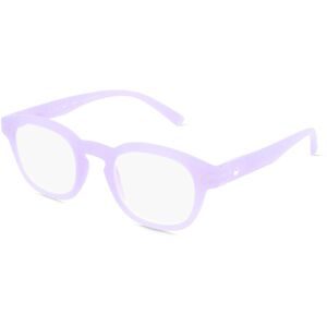 Optim OKIDOKI JIMMY Reader Unisex-Fertiglesebrille Vollrand Panto Kunststoff-Gestell, Lila