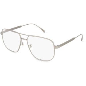 Safilo GmbH David Beckham DB 7124 Herren-Brille inkl. Gläser Vollrand Quadratisch Titan-Gestell 58/16/150, Grau