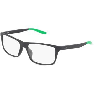 Marchon Germany GmbH Nike 7272 Unisex-Brille inkl. Gläser Vollrand Quadratisch Propionat-Gestell 56/15/145, Schwarz
