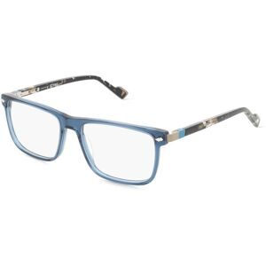 DE RIGO Vision D.A.CH. GmbH Sting VST501 Unisex-Brille inkl. Gläser Vollrand Quadratisch Acetat-Gestell 55/17/145, Blau