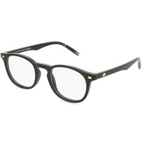 Tree Distribution GmbH Le Specs CLUB ROYALE Unisex-Blaulichtfilterbrille ohne Sehstärke Vollrand Rund Kunststoff-Gestell, Gold
