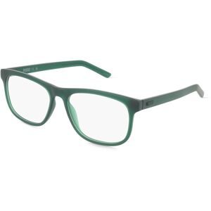 Kering Eyewear Spa Puma PU0496O Herren-Brille inkl. Gläser Vollrand Eckig Kunststoff-Gestell 55/17/145, Grün