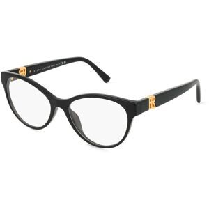 Luxottica Fashion Brillen Vertriebs GmbH Polo Ralph Lauren RL6238U Damen-Brille inkl. Gläser Halbrand Cat Eye Acetat-Gestell 54/17/145, Schwarz