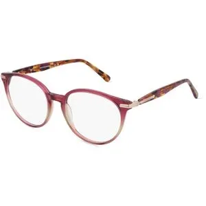 Design Eyewear Group Germany GmbH Scotch & Soda 3026 Unisex-Brille inkl. Gläser Vollrand Rund Acetat-Gestell 52/17/140, Lila