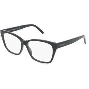 Thélios Givenchy GV50061I Damen-Brille inkl. Gläser Vollrand Cat Eye Acetat-Gestell 55/14/145, Schwarz