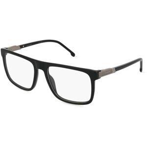 Safilo GmbH Carrera 1136 Damen-Brille inkl. Gläser Vollrand Quadratisch Kunststoff-Gestell 56/18/145, Schwarz
