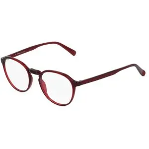 Wenzhou Bada Optical Co. , LTD Fielmann BD 536 CL Unisex-Brille inkl. Gläser Vollrand Panto Propionat-Gestell 50/19/145, Rot