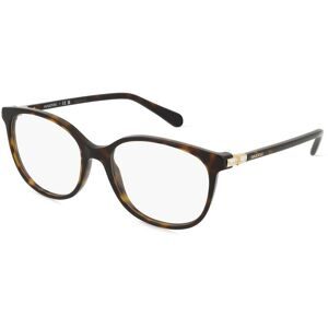 Luxottica Fashion Brillen Vertriebs GmbH Swarovski SK2002 Damen-Brille inkl. Gläser Vollrand Quadratisch Acetat-Gestell 53/17/140, Havanna