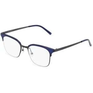 Good Quality Fielmann Q 071 CL Herren-Brille inkl. Gläser Vollrand Quadratisch Edelstahl-Gestell 51/20/145, Grau
