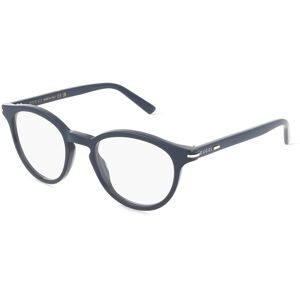 Kering Eyewear Spa Gucci GG1727O Unisex-Brille inkl. Gläser Vollrand Panto Acetat-Gestell 48/20/145, Blau
