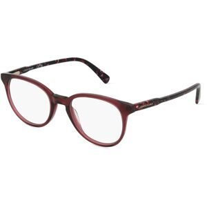 Marchon Germany GmbH Longchamp LO2608 Unisex-Brille inkl. Gläser Vollrand Quadratisch Zylonit (Celluloseacetat)-Gestell 49/19/140, Rot