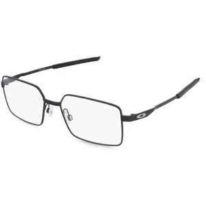 Luxottica Fashion Brillen Vertriebs GmbH Oakley 0OX3062 FOIL SQ Herren-Brille inkl. Gläser Vollrand Eckig Metall-Gestell 56/18/140, Schwarz