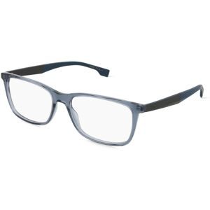 Safilo SpA Boss 1581 Herren-Brille inkl. Gläser Vollrand Quadratisch Acetat-Gestell 57/17/145, Grau