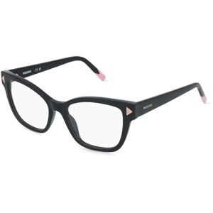 Safilo GmbH Missoni MIS 0238 Damen-Brille inkl. Gläser Vollrand Panto Acetat-Gestell 52/17/140, Schwarz