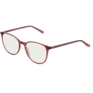 C&S CO. LTD. Fielmann ABC 064 BL Damen-Blaulichtfilterbrille ohne Sehstärke Vollrand Oval Acetat-Gestell, Pink