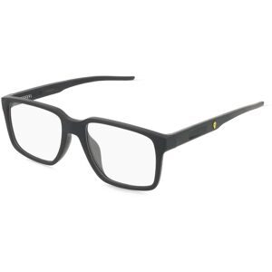 Luxottica Fashion Brillen Vertriebs GmbH Scuderia Ferrari FZ8013D Unisex-Brille inkl. Gläser Vollrand Quadratisch Kunststoff-Gestell 54/18/145, Schwarz
