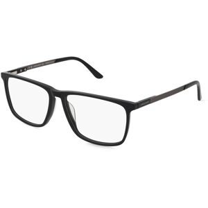 Design Eyewear Group Germany GmbH Jaguar J 1030 Unisex-Brille inkl. Gläser Vollrand Quadratisch Acetat-Gestell 56/15/145, Schwarz