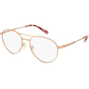 Luxottica Fashion Brillen Vertriebs GmbH Michael Kors MK3069 EDGARTOWN Damen-Brille inkl. Gläser Vollrand Rund Metall-Gestell 54/17/140, Gold