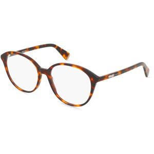 Thélios Kenzo KZ50234I AKA Damen-Brille inkl. Gläser Vollrand Geometrisch Acetat-Gestell 56/17/145, Havanna