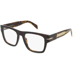 Safilo SpA David Beckham DB 7020/BOLD Herren-Brille inkl. Gläser Vollrand Quadratisch Acetat-Gestell 51/19/145, Havanna