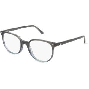 Luxottica Fashion Brillen Vertriebs GmbH Ray-Ban RX5397 Unisex-Brille inkl. Gläser Vollrand Geometrisch Acetat-Gestell 48/19/140, Grau