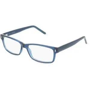 Wenzhou Lidong Optical Manufacture Co., Ltd. Fielmann LD 007 FLEX CL Herren-Brille inkl. Gläser Vollrand Quadratisch Acetat-Gestell 53/15/140, Blau