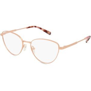 Luxottica Fashion Brillen Vertriebs GmbH Michael Kors MK3070 CRESTED BUTTE Damen-Brille inkl. Gläser Vollrand Cat Eye Metall-Gestell 53/17/140, Gold
