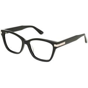 Marchon Germany GmbH Calvin Klein CK25513 N Unisex-Brille inkl. Gläser Vollrand Cat Eye Kunststoff-Gestell 54/16/145, Schwarz