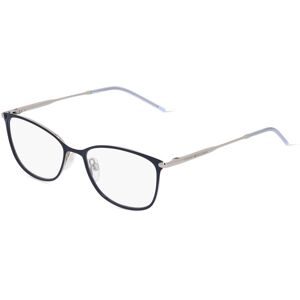 Safilo GmbH Tommy Hilfiger TH1637 Damen-Brille inkl. Gläser Vollrand Eckig Edelstahl-Gestell 55/17/140, Blau