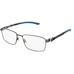 Marchon Germany GmbH Nike 8140 Unisex-Brille inkl. Gläser Vollrand Quadratisch Kunststoff-Gestell 58/17/145, Schwarz