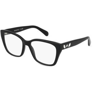 Luxottica Fashion Brillen Vertriebs GmbH Swarovski SK2008 Damen-Brille inkl. Gläser Vollrand Quadratisch Acetat-Gestell 53/17/140, Schwarz