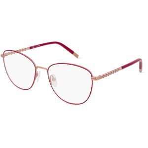 DE RIGO Vision D.A.CH. GmbH Escada ESCVESC61 Unisex-Brille inkl. Gläser Vollrand Panto Metall-Gestell 54/17/140, Rot