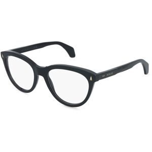 Luxottica Fashion Brillen Vertriebs GmbH Moncler ME2026 Damen-Brille inkl. Gläser Vollrand Oval Acetat-Gestell 54/19/145, Schwarz